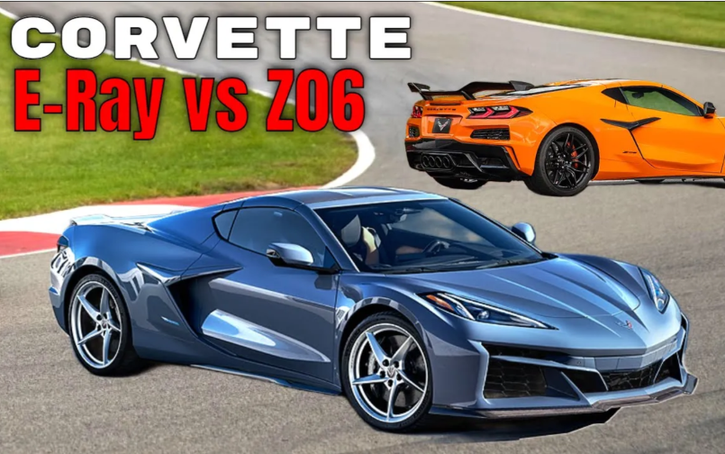 2024 Chevrolet Corvette ERay and 2023 Z06 Comparison DPCcars