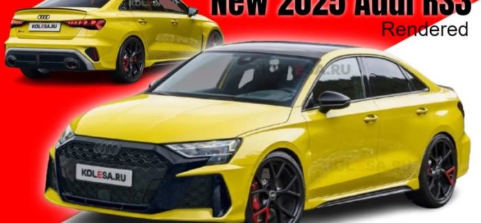 New 2025 Audi RS3 Rendered